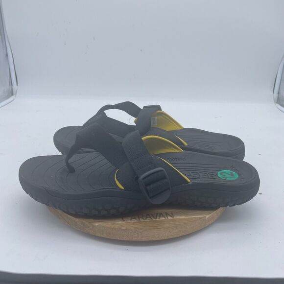 Keen Solr Toe Post Sandals Mens 12 Black Anatomic Footbed Adjustable Strap - Picture 9 of 10